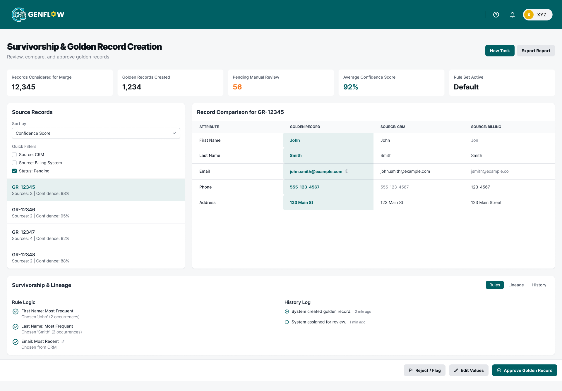 Genflow UI 5